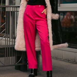 Kate Hewko Hot Pink Pants Size L